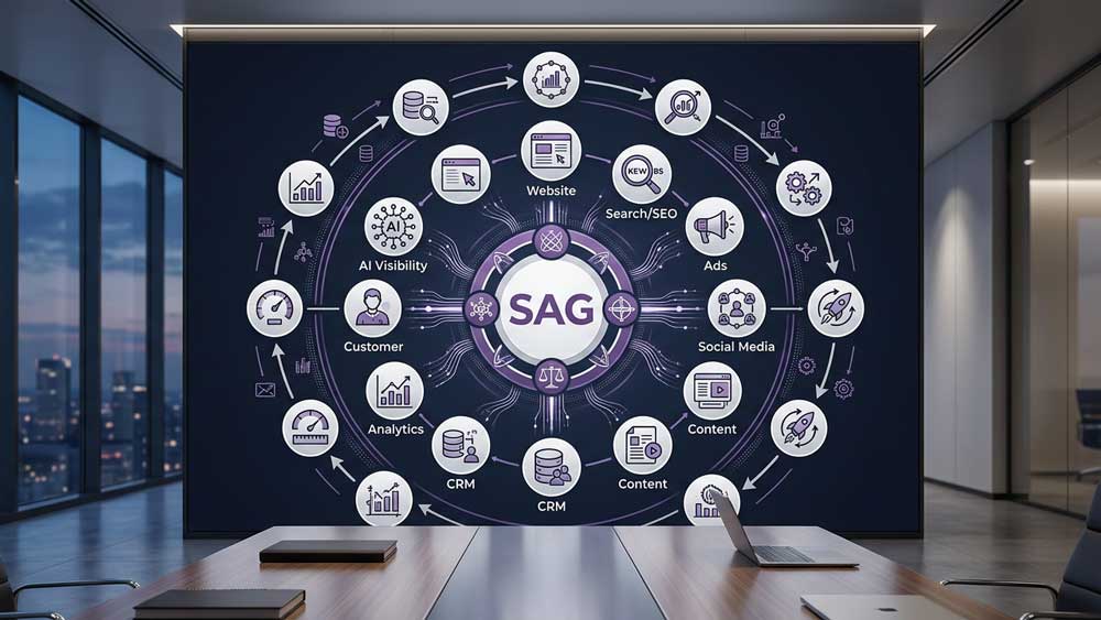 دیدگاه SAG به معماری سیستم جذب مشتری